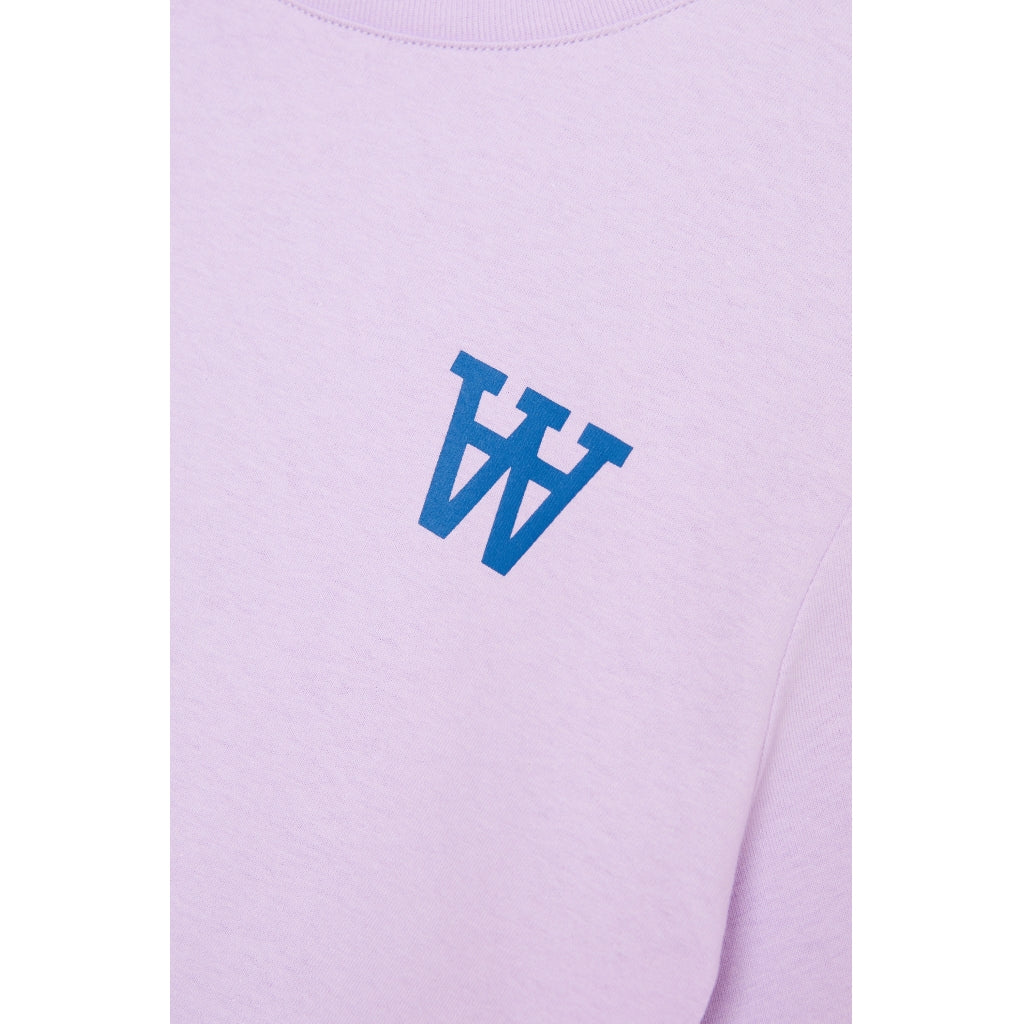 Wood Wood La Lilac Mia AA Logo T-Shirt