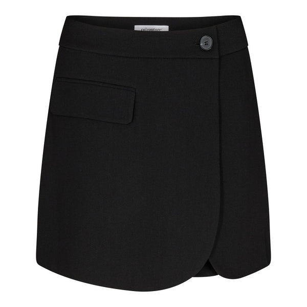 Co´Couture Black Wrap Skirt – W.H. Huset