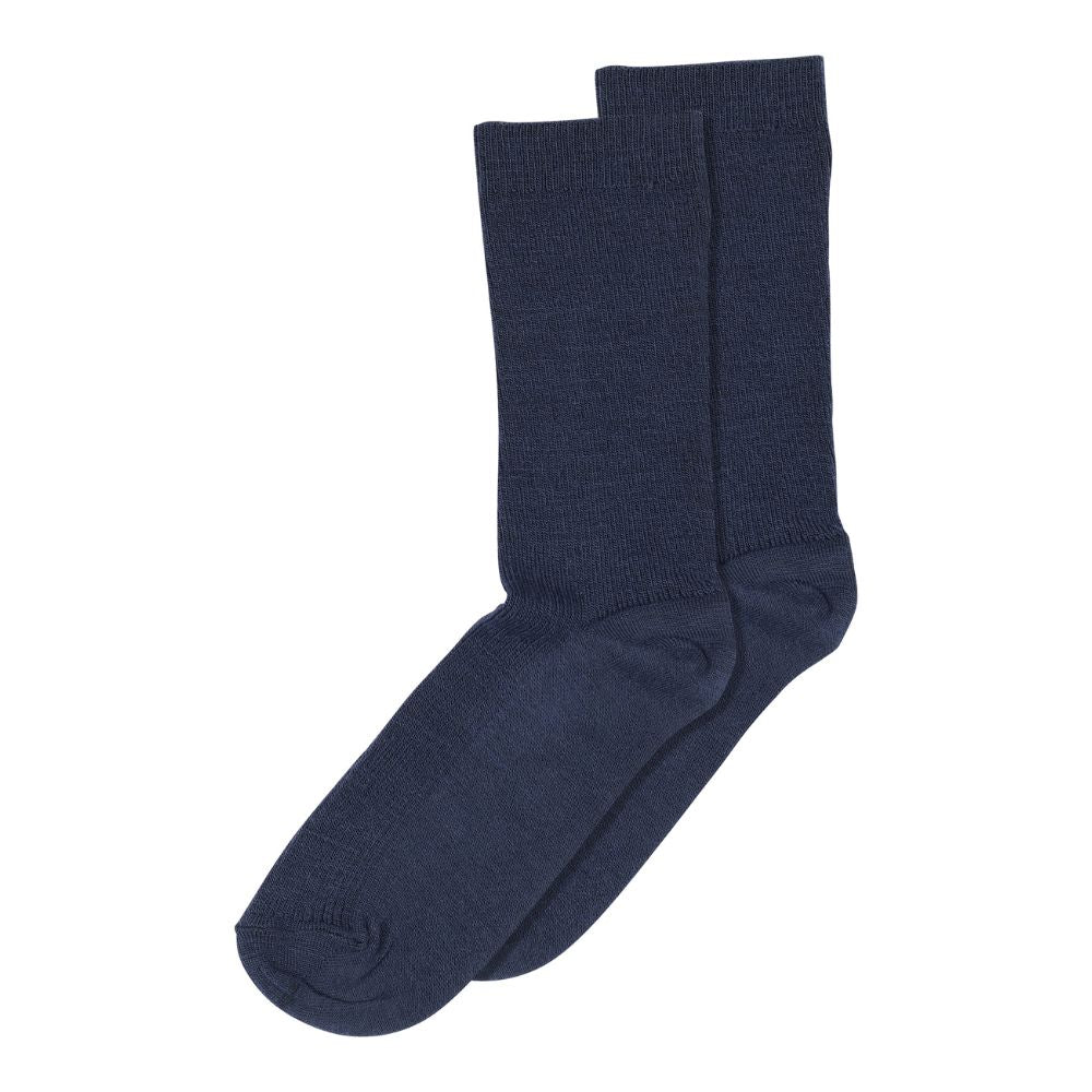 MP Navy Fine Wool Rib Socks