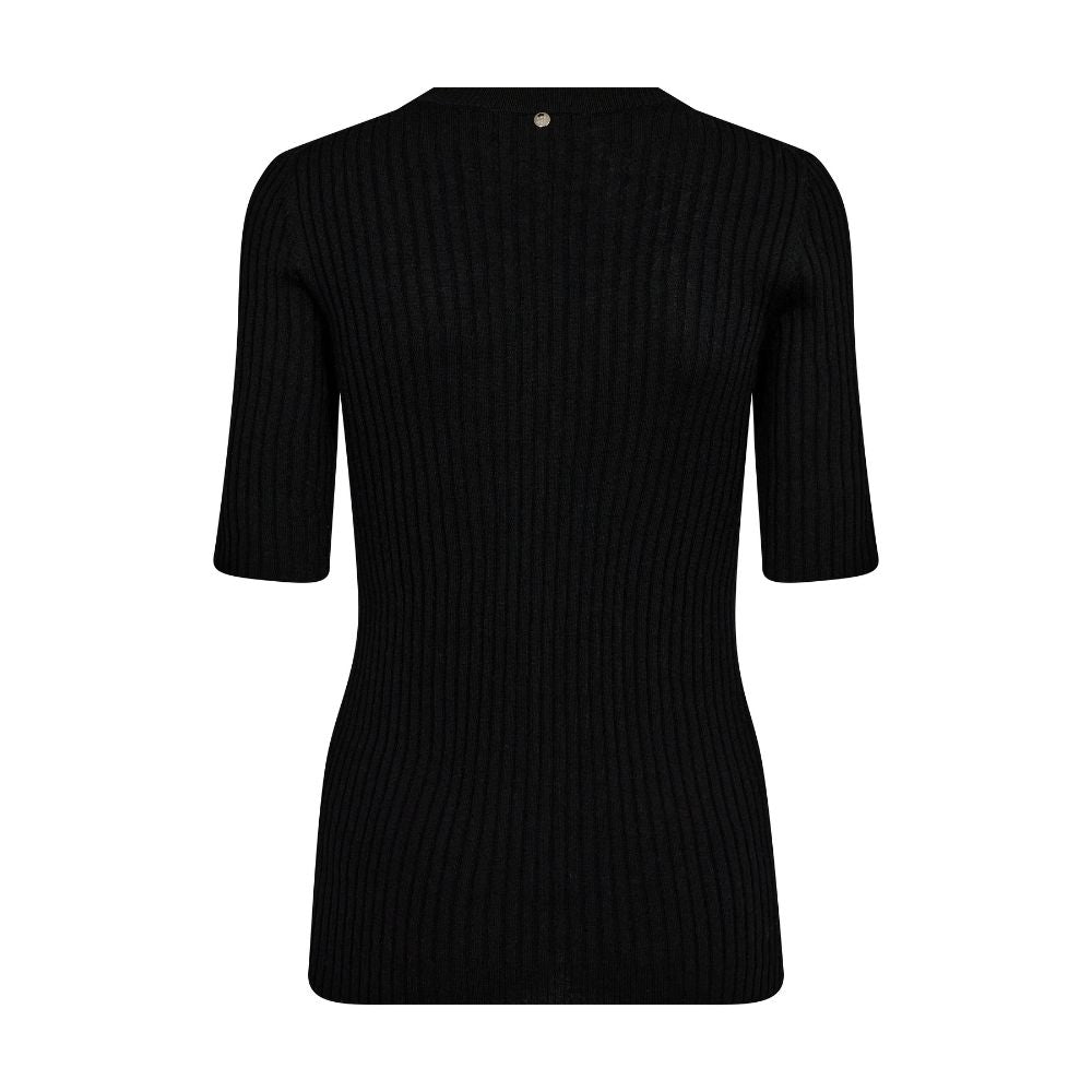 Mos Mosh Black Relena Rib Knit