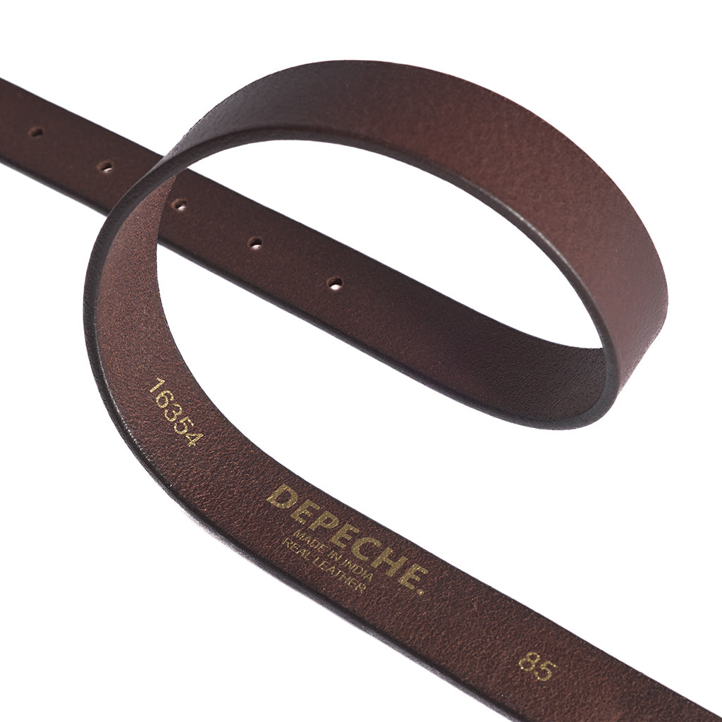 Depeche Brown Buffalo Jeans Belt