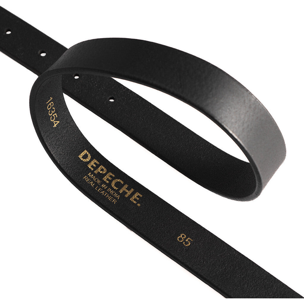 Depeche Black Buffalo Jeans Belt