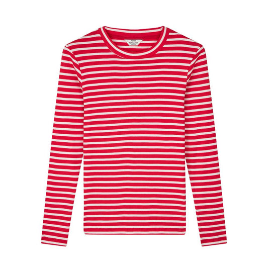 Mads Nørgaard Red/White Stripe Tuba Tee