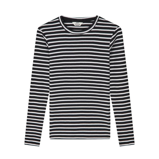 Mads Nørgaard Black/White Stripe Tuba Tee