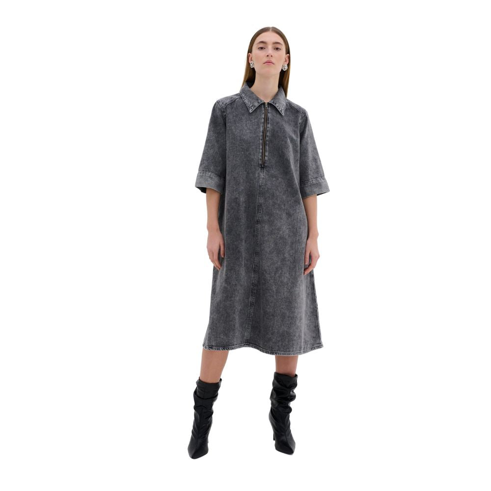 My Essential Wardrobe Stormy Grey Ret Malo Long Dress