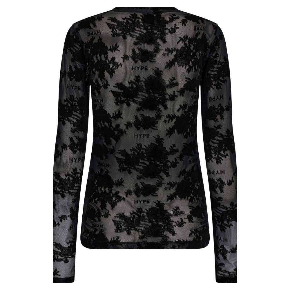 Hype The Detail Black Lace Blouse