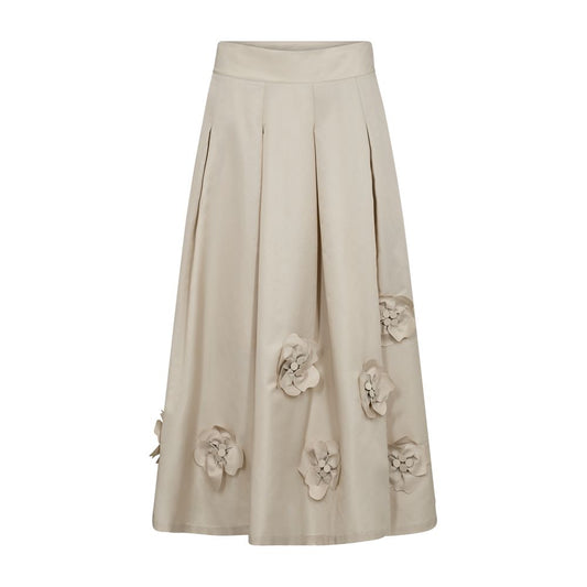 Copenhagen Muse Beige Simi Skirt Flower