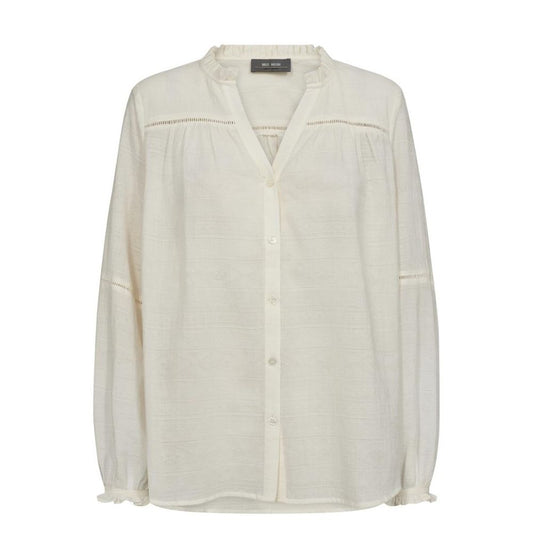 Mos Mosh Ecru Benedetta Cotton Shirt