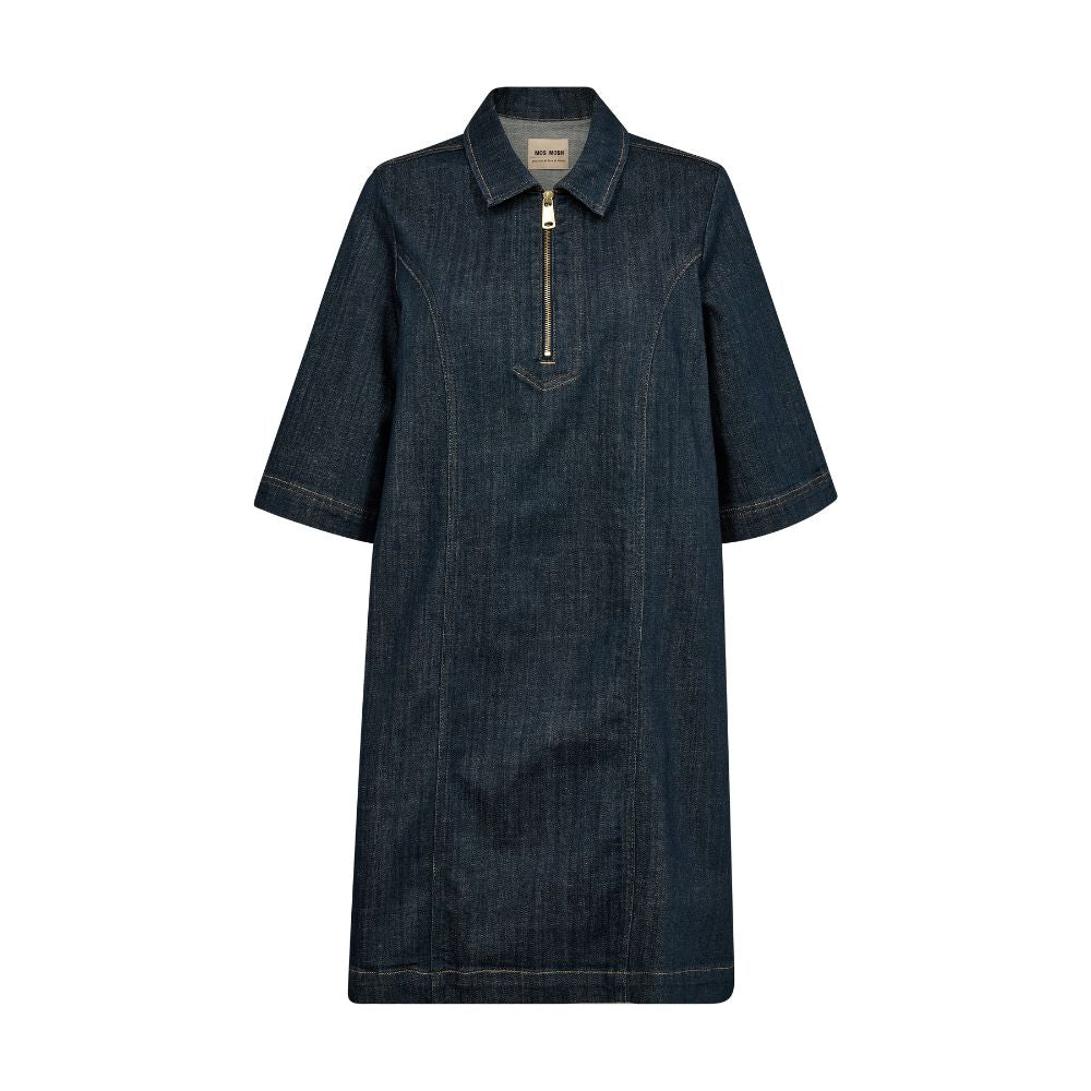 Mos Mosh Dark Blue Abigail Denim Dress