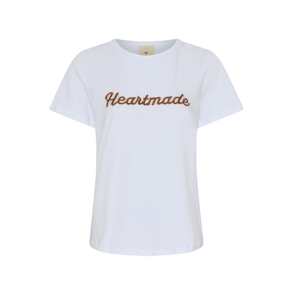 Heartmade Hvid Efia logo T-shirt