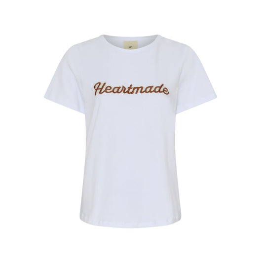 Heartmade Hvid Efia logo T-shirt