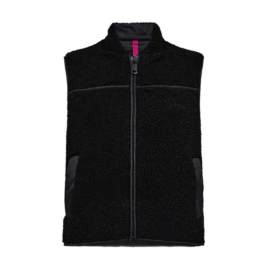 Mos Mosh Black Rowe Teddy Waistcoat