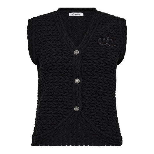 Co´Couture Black Milly Knit Vest