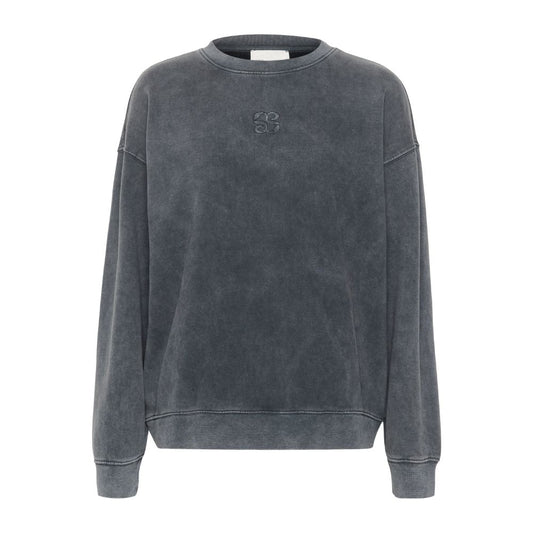 My Essential Wardrobe Dark Grey Diego Logo Sweat