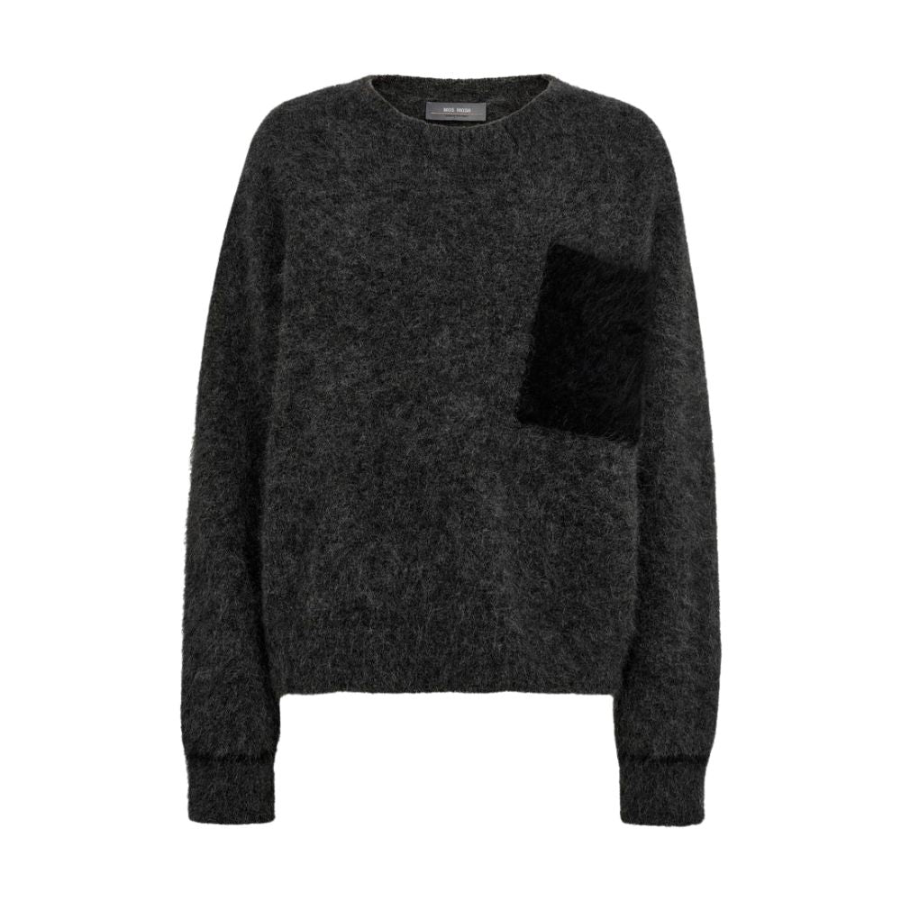 Mos Mosh Grey Alila Mohair Knit