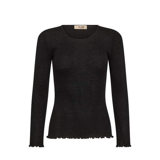 Mos Mosh Black Elaine Seamless Tee