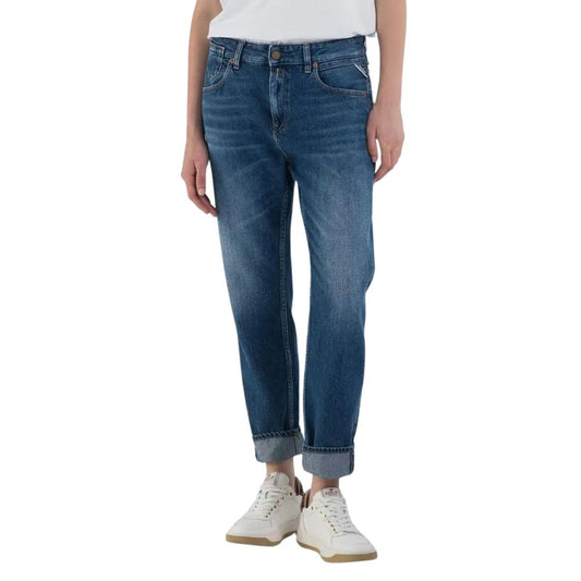 Replay Blue Marty Slim Boyfit Jeans