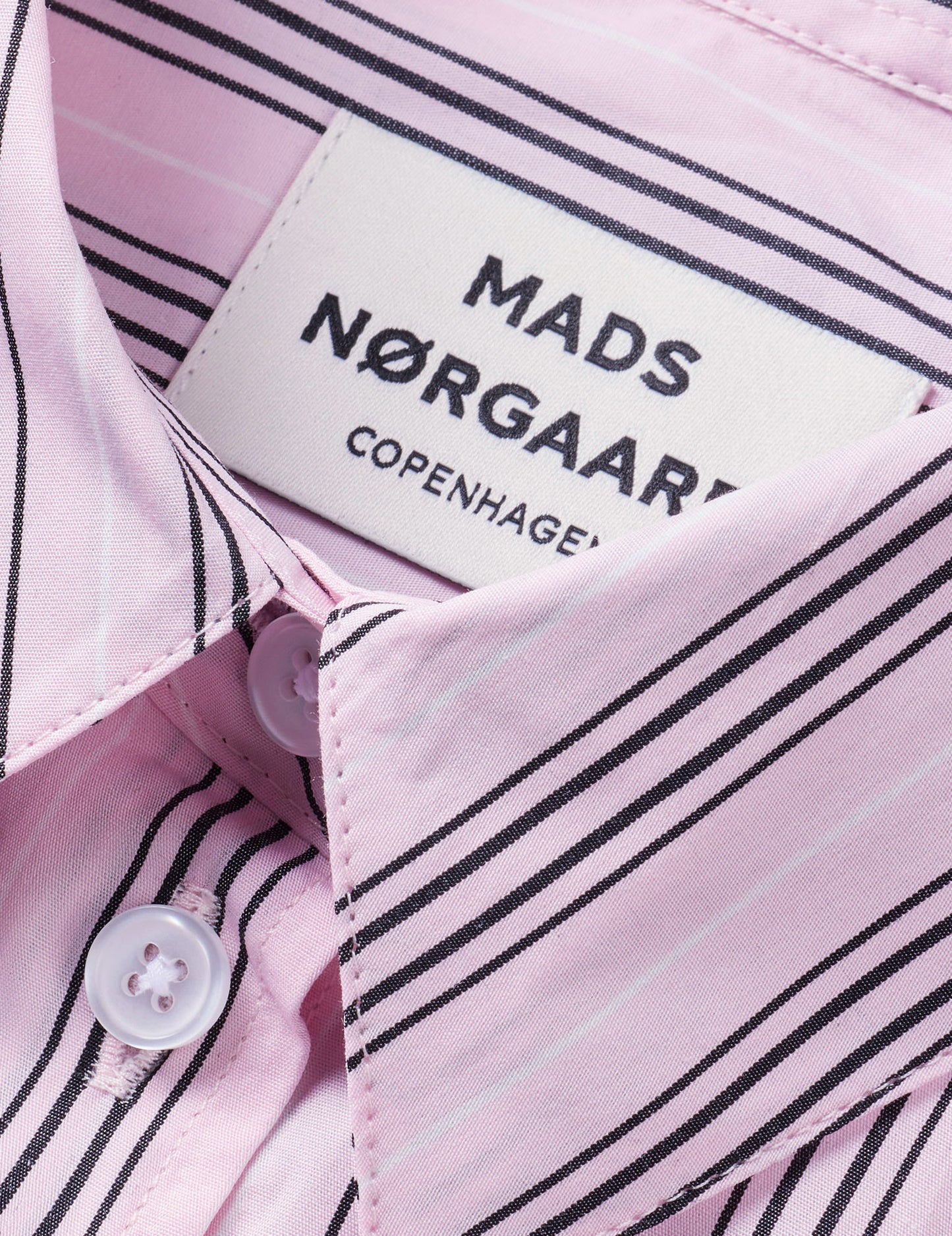 Mads Nørgaard Pinstripe Pink Poplinda Shirt