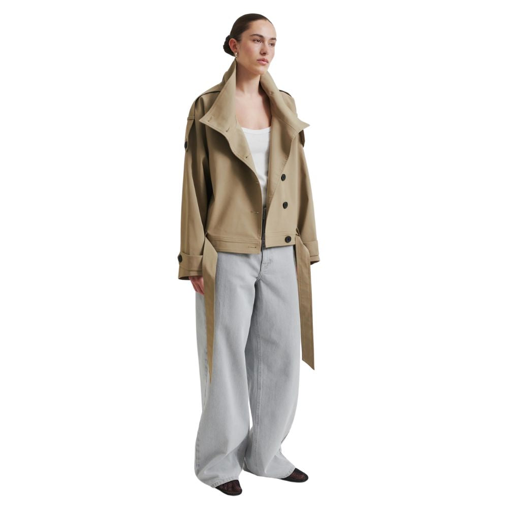 Second Female Beige Toga Jacket