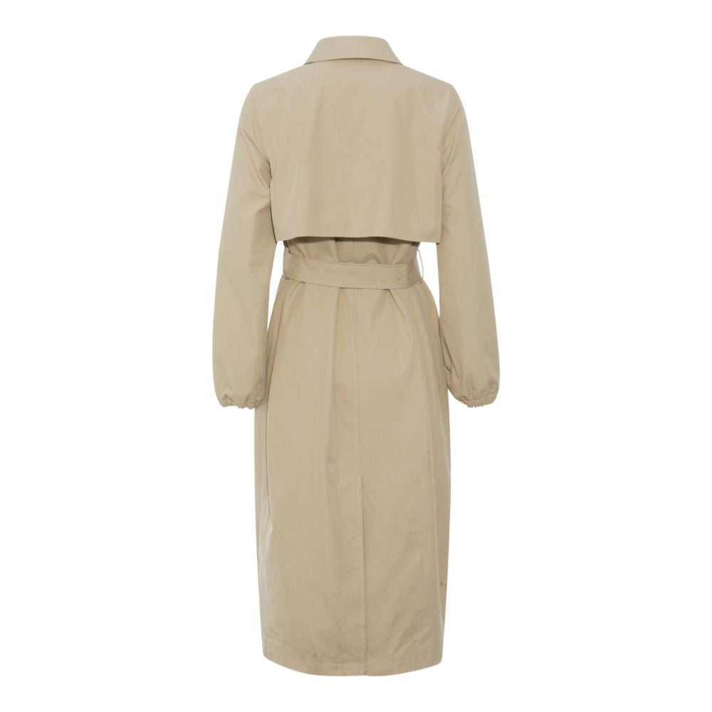 Rue De Femme Sand Trench Coat