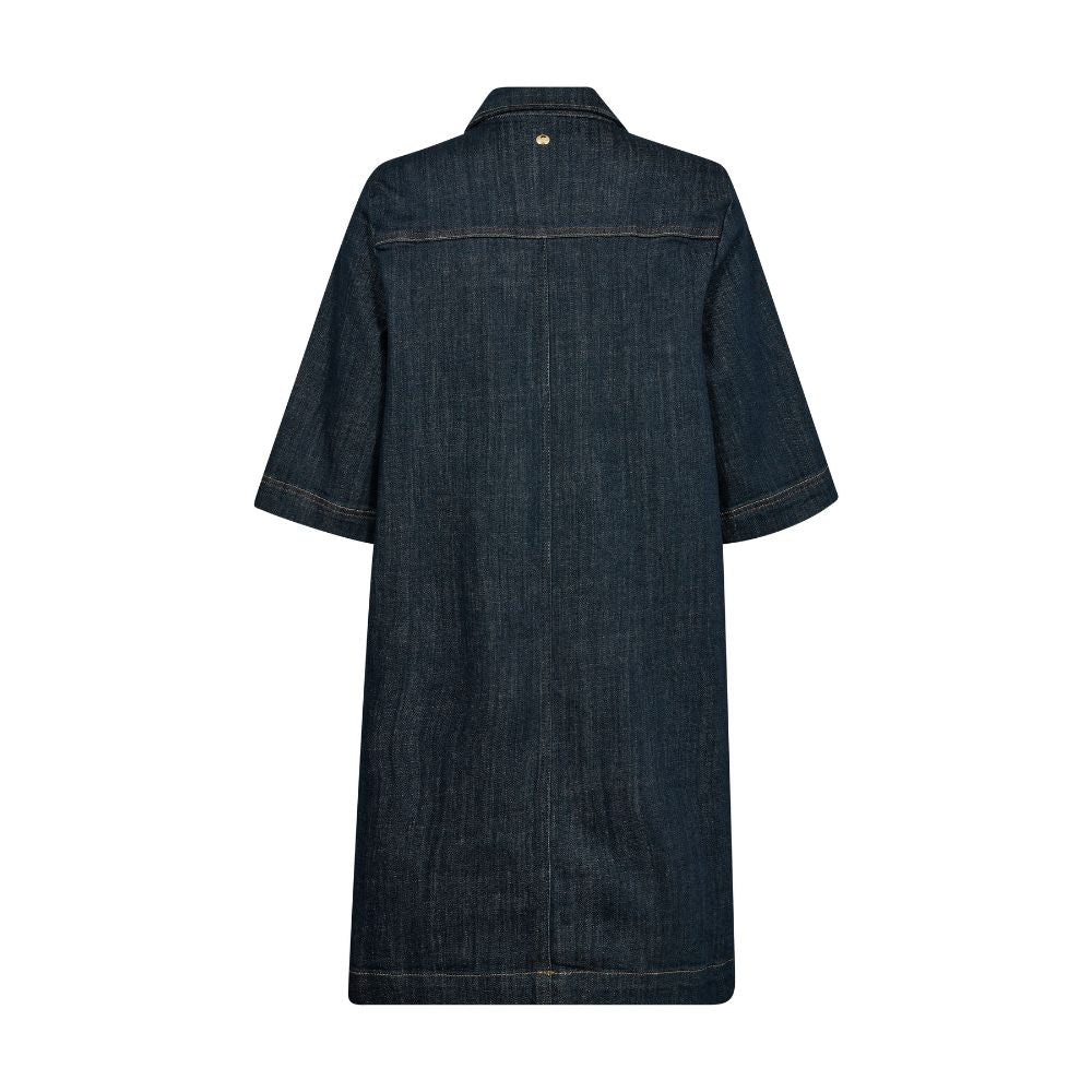 Mos Mosh Dark Blue Abigail Denim Dress