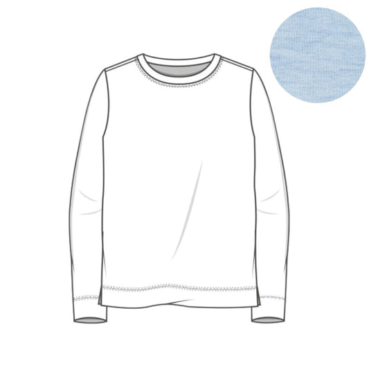 By Basics Sky Blue Sweather Turtelneck