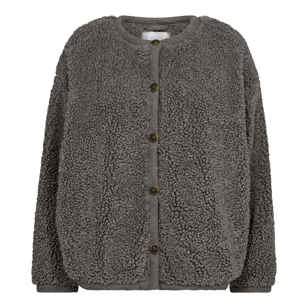 Co´Couture Mid Grey Timmy Teddy Jacket