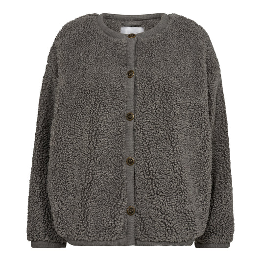 Co´Couture Mid Grey Timmy Teddy Jacket