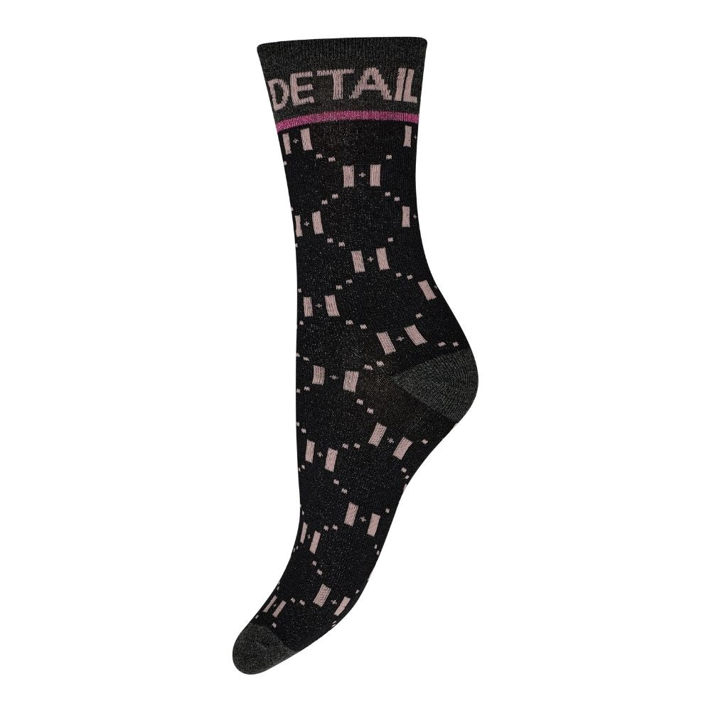 Hype The Detail Black Rose Socks