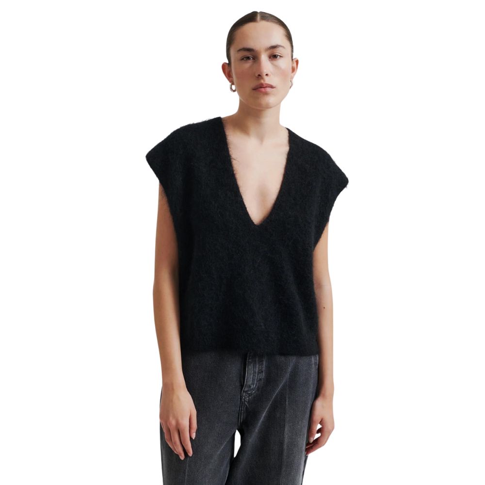 Second Female Black Camryn Knit Vest