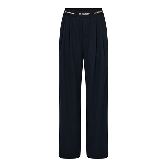 Co´Couture Navy Amina Logo Long Pant