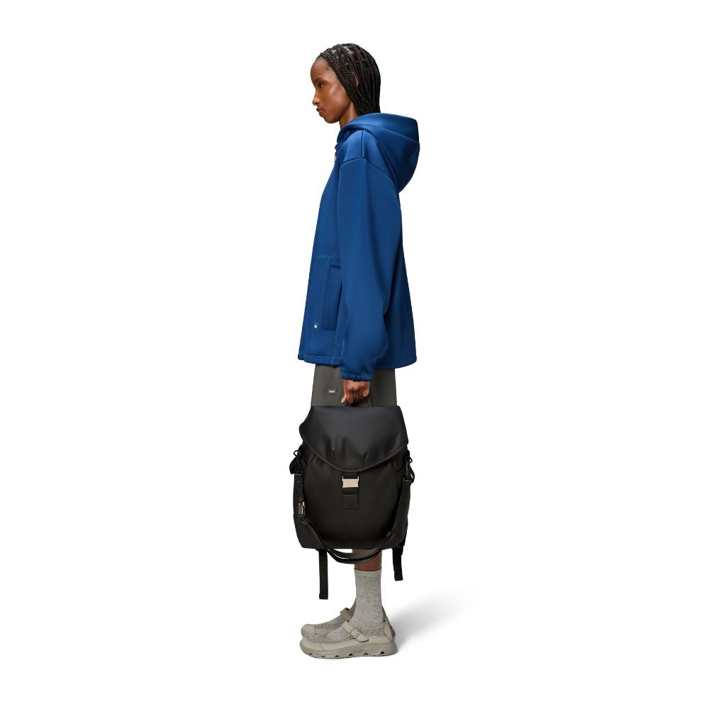 Rains Black Valera Bucket Backpack