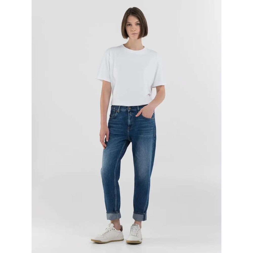 Replay Blue Marty Slim Boyfit Jeans