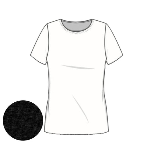 By Basics Black Melange T-shirt