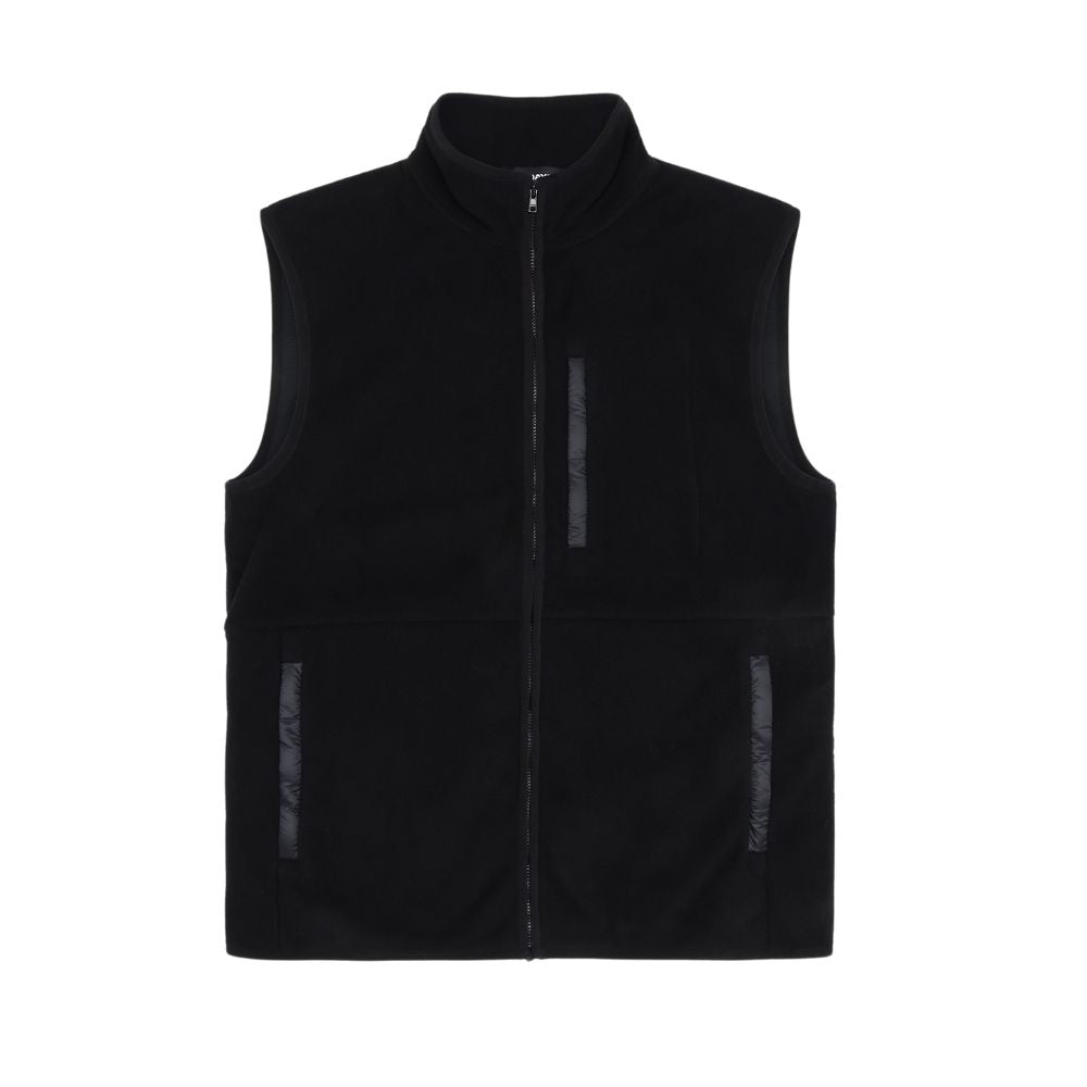 7 DAYS ACTIVE Black Fleece Vest