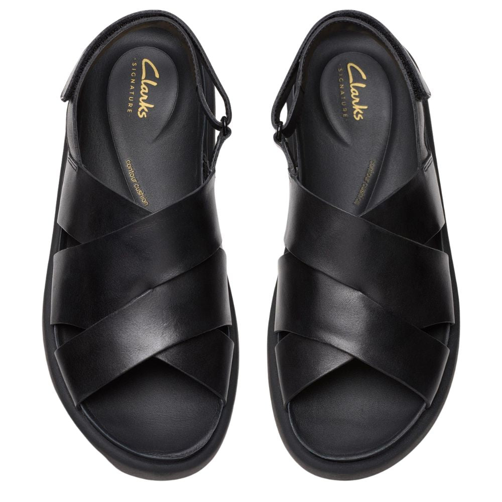 Clarks Black Aristella Sun Sandal