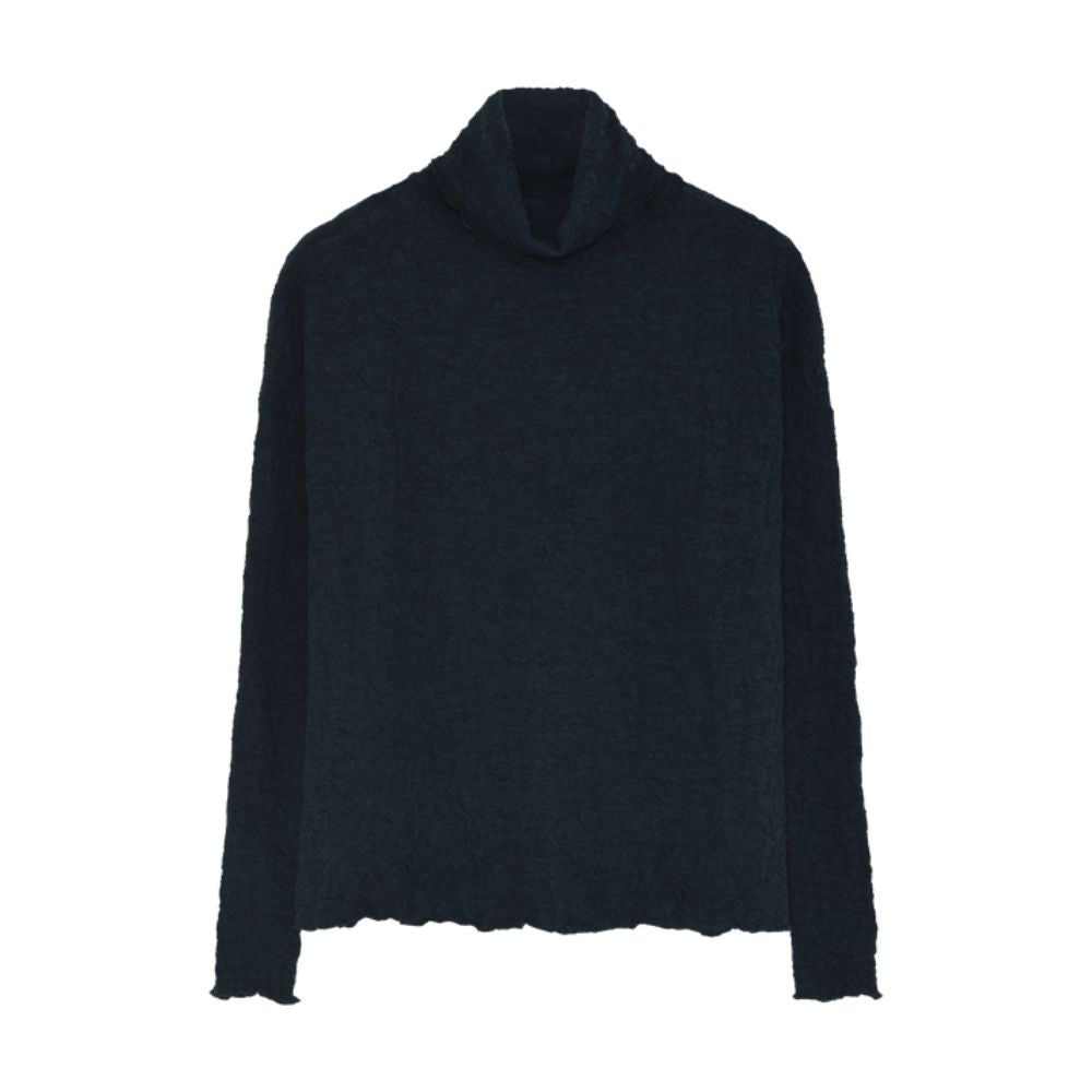 By Basics Black Shirt Rollneck