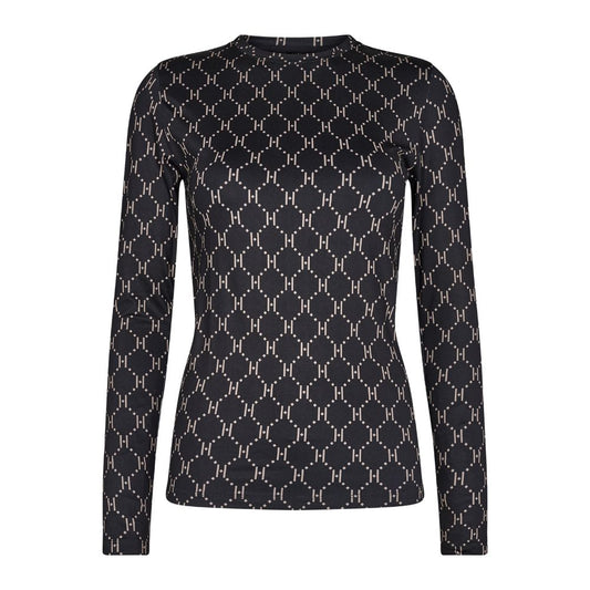 Hype The Detail Black Printed Blouse