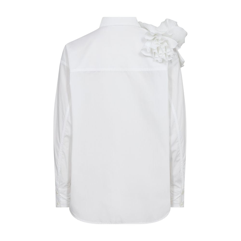 Copenhagen Muse White Pleat-Fill Shirt