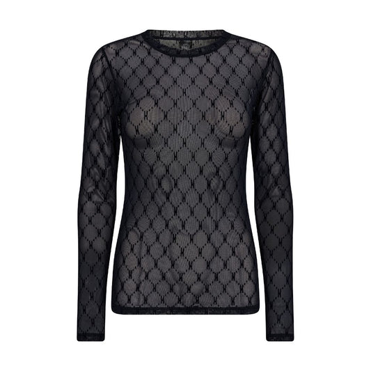 Hype The Detail Black Mesh Blouse