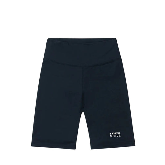 7 DAYS ACTIVE Black Signature Bike Shorts