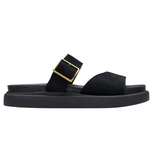 Clarks Black Aristella Mule Sandal