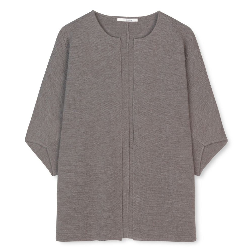 Sibin Linnebjerg Dark Sand Evi Cardigan