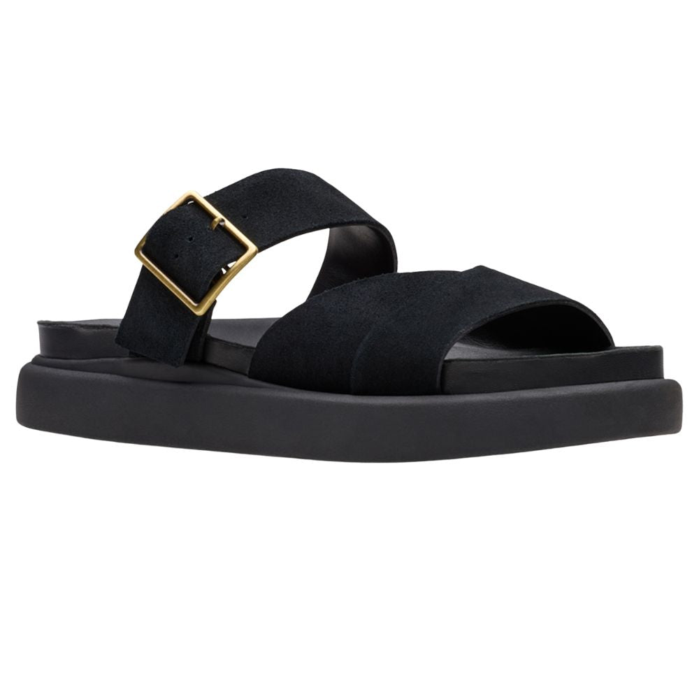 Clarks Black Aristella Mule Sandal