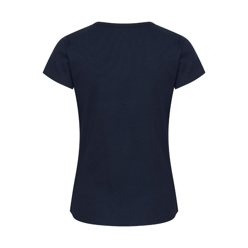 My Essential Wardrobe Dark Blue Mandy Tee