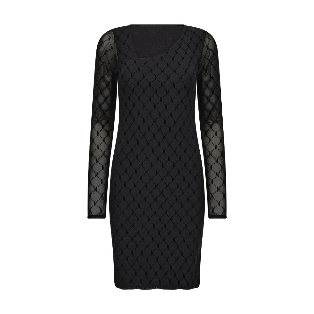 Hype The Detail Black Mesh Dress