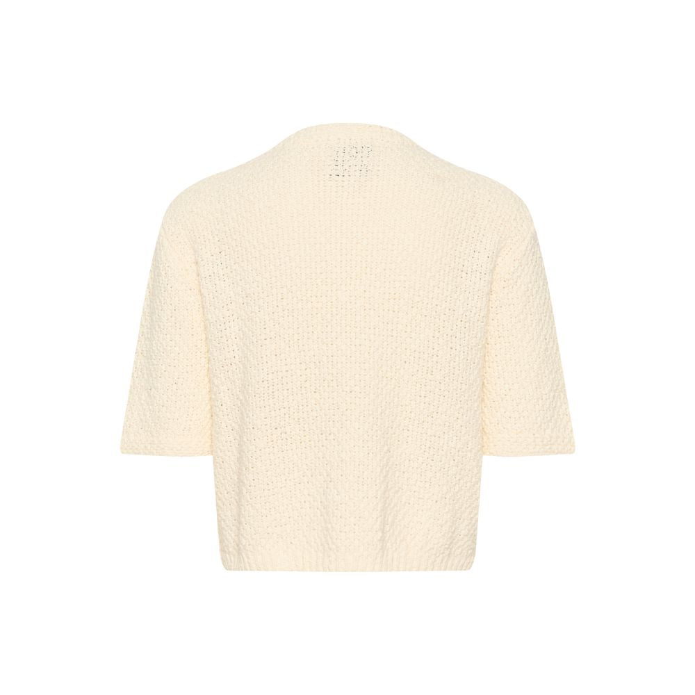 My Essential Wardrobe Antique White Carry Knit Cardigan