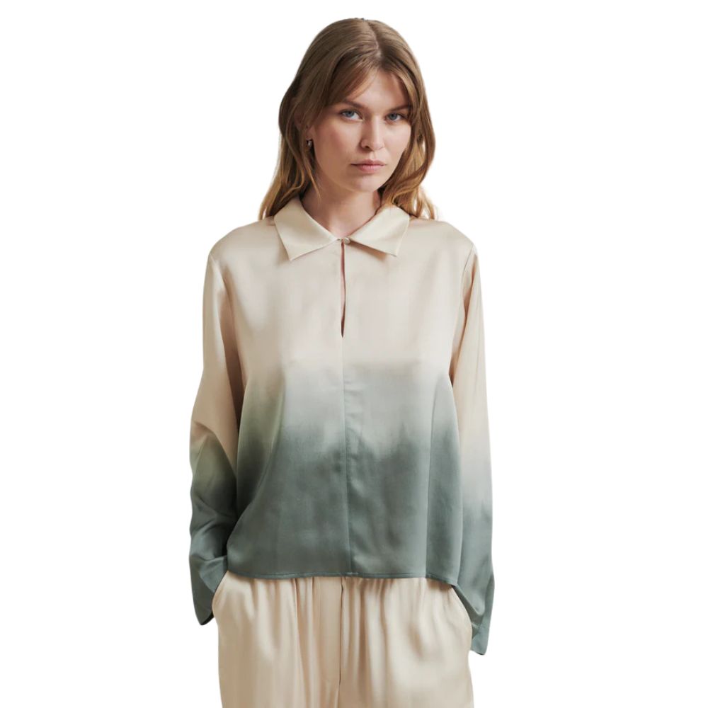 Second Female Agave Green Avora Blouse