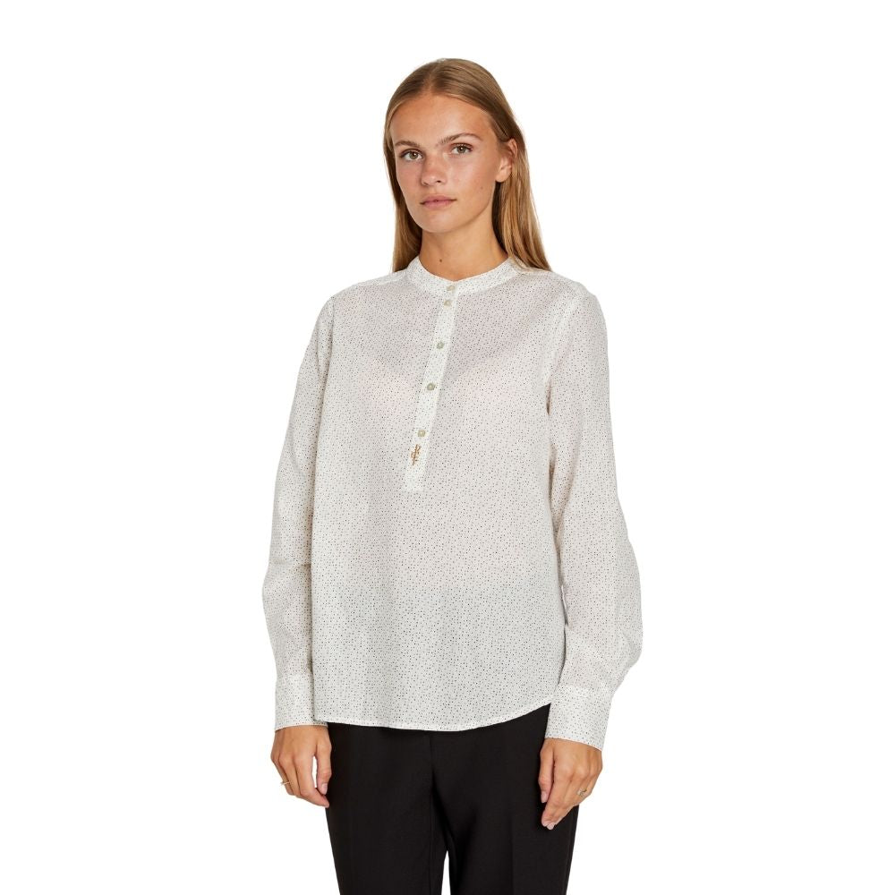 Rue de Femme Sand/Hvid Dot Shirt