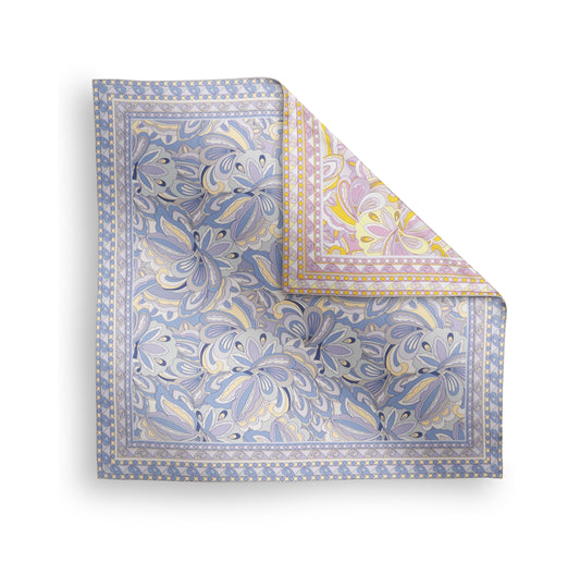 Charlotte Sparre Blue/Yellow Sally Scarf